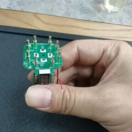 Multi-flavor vape pod electrode pin prototype