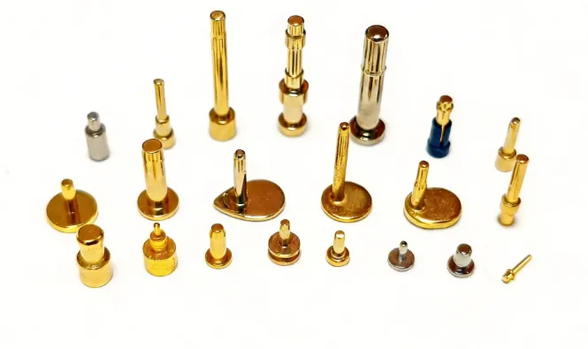 Pogo Pin Female Sockets - gold plated spring pin female ends